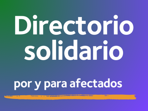 DANA Emergencias:  DIRECTORIO SOLIDARIO